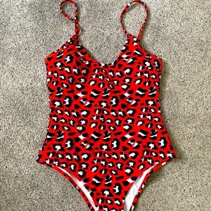 Leopard One-Piece Bathing Suit